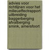 Advies voor richtlijnen voor het milieueffectrapport Uitbreiding baggerberging afvalberging Smink, Amersfoort door Commissie voor de m.e.r.