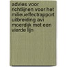 Advies voor richtlijnen voor het milieueffectrapport uitbreiding AVI Moerdijk met een vierde lijn by Unknown