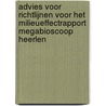 Advies voor richtlijnen voor het milieueffectrapport Megabioscoop Heerlen by Commissie voor de Milieueffectrapportage