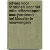 Advies voor richtlijnen voor het milieueffectrapport Bedrijventerrein Het Klooster te Nieuwengein door Commissie m.e.r.