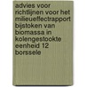 Advies voor richtlijnen voor het milieueffectrapport Bijstoken van biomassa in kolengestookte eenheid 12 Borssele by Unknown