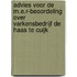 Advies voor de m.e.r-beoordeling over varkensbedrijf De Haas te Cuijk