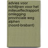 Advies voor richtlijnen voor het milieueffectrapport omlegging Provinciale Weg Alphen (Noord-Brabant) by Unknown