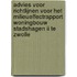 Advies voor richtlijnen voor het milieueffectrapport woningbouw stadshagen II te Zwolle