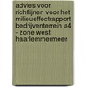 Advies voor richtlijnen voor het milieueffectrapport Bedrijventerrein A4 - zone West Haarlemmermeer door Onbekend