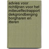 Advies voor richtlijnen voor het milieueffectrapport dekgrondberging Borgharen en Itteren by Commissie m.e.r.
