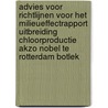 Advies voor richtlijnen voor het milieueffectrapport uitbreiding chloorproductie Akzo Nobel te Rotterdam Botlek by Unknown