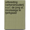 Uitbreiding varkenshouderij V.O.F. De Jong St. Nicolaasga te Tjerkgaast by Commissie voor de m.e.r.