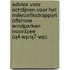 Advies voor richtlijnen voor het milieueffectrapport Offshore windparken Noordzee (Q4-WP/Q7-WP)