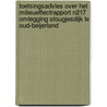 Toetsingsadvies over het milieueffectrapport N217 Omlegging Stougjesdijk te Oud-Beijerland door Commissie voor de m.e.r.