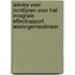 Advies voor richtlijnen voor het integrale effectrapport Wieringerrandmeer