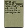 Advies voor richtlijnen voor het milieueffectrapport Vakantiepark Scheerwolde te Steenwijkerland by Commissie m.e.r.