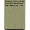 Toetsingsadvies over het milieueffectrapport Fun City te Bergen op Zoom door Onbekend