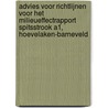 Advies voor richtlijnen voor het milieueffectrapport Spitsstrook A1, Hoevelaken-Barneveld door Commissie m.e.r.