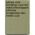 Advies voor richtlijnen voor het milieueffectrapport Offshore Windparken Den Helder Zuid
