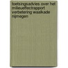 Toetsingsadvies over het milieueffectrapport Verbetering Waalkade Nijmegen door Commissie m.e.r.