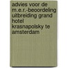Advies voor de m.e.r.-beoordeling Uitbreiding Grand Hotel Krasnapolsky te Amsterdam by Commissie voor de m.e.r.