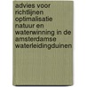 Advies voor richtlijnen Optimalisatie natuur en waterwinning in de Amsterdamse Waterleidingduinen by Commissie m.e.r.