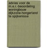 Advies voor de m.e.r.-beoordeling Woningbouw Dijkzone-Hongerland te Spijkenisse by Commissie m.e.r.