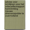 Advies voor richtlijnen voor het milieueffectrapport Herinrinhting Nieuwe Driemanspolder te Zuid-Holland door Onbekend