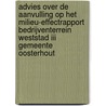Advies over de aanvulling op het milieu-effectrapport Bedrijventerrein Weststad III Gemeente Oosterhout by Unknown