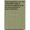 Toetsingsadvies over het milieueffectrapport afvalhoutvergassing op de Amercentrale te Geertruidenberg door Onbekend