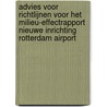 Advies voor richtlijnen voor het milieu-effectrapport Nieuwe inrichting Rotterdam Airport by Unknown
