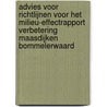 Advies voor richtlijnen voor het milieu-effectrapport verbetering Maasdijken Bommelerwaard by Unknown
