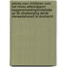 Advies voor richtlijnen voor het milieu-effectrapport baggerscheidingsinstallatie op de afvalberging Derde Merwedehaven te Dordrecht by Unknown