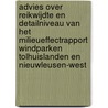 Advies over reikwijdte en detailniveau van het milieueffectrapport windparken Tolhuislanden en Nieuwleusen-west door Commissie voor de m.e.r.