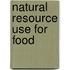 Natural resource use for food