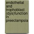 Endothelial and trophoblast (dys)function in preeclampsia