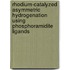 Rhodium-catalyzed asymmetric hydrogenation using phosphoramidite ligands