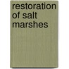 Restoration of salt marshes door H.E. Wolters