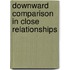 Downward comparison in close relationships