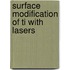 Surface modification of TI with lasers