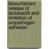 Biosurfactant release of lactobacilli and inhibition of uropathogen adhesion door M.M.C. Velraeds