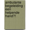 Ambulante begeleiding : een helpende hand?! door E.A. Brouwer