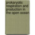 Prokaryotic respiration and production in the open ocean