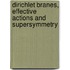 Dirichlet branes, effective actions and supersymmetry