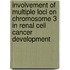 Involvement of multiple loci on chromosome 3 in renal cell cancer development