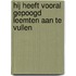 Hij heeft vooral gepoogd leemten aan te vullen