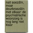 Nait soezâïn, moar deurbroezâïn met elkaar: de psychiatrische woonzorg is nog lang niet klaar