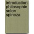 Introduction philosophie selon spinoza