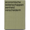 Economische wetenschappen eenheid verscheidenh door Onbekend