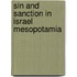 Sin and sanction in israel mesopotamia