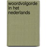 Woordvolgorde in het nederlands door Lubbe