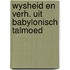 Wysheid en verh. uit babylonisch talmoed