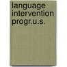 Language intervention progr.u.s. door Raffler Engel