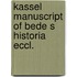 Kassel manuscript of bede s historia eccl.